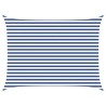 Voile d'ombre Bleu et Blanc 4 × 3 m 100 % polyester Oxford 627468627468
