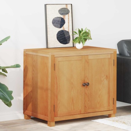 Armoire avec porte Marron 78 x 50 x 70 cm Bois de chêne massif 627469627469