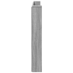 Tête de lit de rangement avec LED Sonoma gris Bois d'ingénierie 627471627471