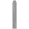 Tête de lit de rangement avec LED Sonoma gris Bois d'ingénierie 627471627471