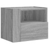 Tables de chevet murales 2 pcs sonoma gris 45x30x35 cm 627472627472