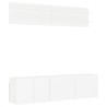 | Meubles TV muraux | Montage mural 6 pcs blanc Bois d'ingénierie 627477627477