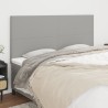 Tête de lit Gris clair 180 x 5 x 118/128 cm Tissu 627478627478