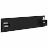 Tête de lit avec armoire 3 pcs Chêne noir Bois d'ingénierie 627485627485