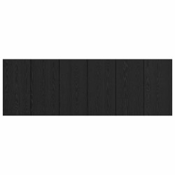 Tête de lit avec armoire 3 pcs Chêne noir Bois d'ingénierie 627485627485