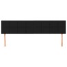 Têtes de lit Noir 200x5x78/88 cm Tissu 627486627486
