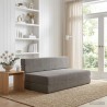 Canapé-lit pliable Gris clair 152 x 86,5 x 60 cm Tissu 627489627489