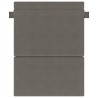 Canapé-lit pliable Gris clair 152 x 86,5 x 60 cm Tissu 627489627489