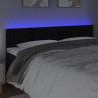 Tête de lit à LED Noir 180x5x78/88 cm Velours 627491627491