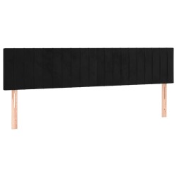 Tête de lit à LED Noir 180x5x78/88 cm Velours 627491627491