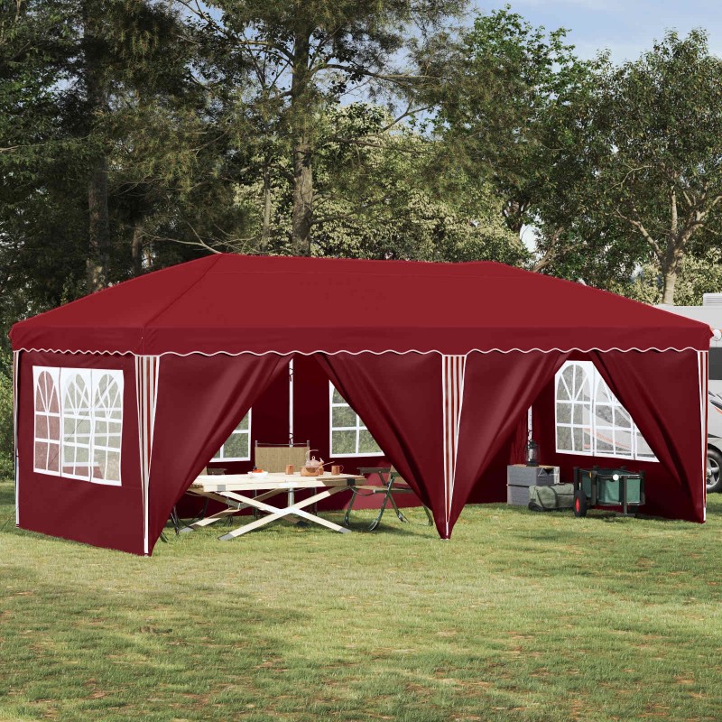 Tente de fête pop-up 575 x 288 x 245 cm Bordeaux 627494627494