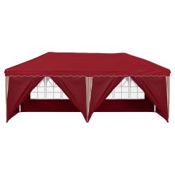 Tente de fête pop-up 575 x 288 x 245 cm Bordeaux 627494627494