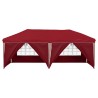 Tente de fête pop-up 575 x 288 x 245 cm Bordeaux 627494627494