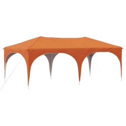 Tente de fête pop-up 575 x 288 x 245 cm Orange Tissu Oxford 627497627497