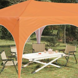 Tente de fête pop-up 575 x 288 x 245 cm Orange Tissu Oxford 627497627497