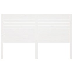 Tête de lit Blanc 141x4x100 cm Bois massif de pin 627499627499