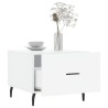 Tables basses 2 pcs blanc brillant 50x50x40cm bois d'ingénierie 627500627500
