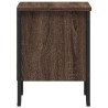 Tables de chevet 2pcs chêne marron 40x30x40cm bois d'ingénierie 627502627502