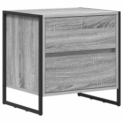 Table de chevet Gris Sonoma 50 x 39,5 x 50 cm Bois d'ingénierie 627506627506