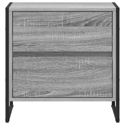 Table de chevet Gris Sonoma 50 x 39,5 x 50 cm Bois d'ingénierie 627506627506