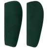 Tête de lit avec oreilles Vert foncé 93x23x78/88 cm Velours 627511627511