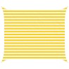Voile d'ombre Jaune et blanc 2,5 x 3 m 100 % polyester Oxford 627513627513