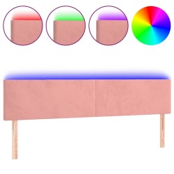 Tête de lit à LED Rose 180x5x78/88 cm Velours 627515627515