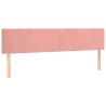 Tête de lit à LED Rose 180x5x78/88 cm Velours 627515627515
