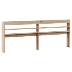 Tête de lit avec étagères 180 cm bois massif de pin 627517627517