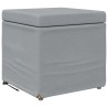 Tabouret Gris clair 41 x 41 x 40 cm Tissu et bois stratifié 627518627518