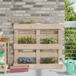 Caisses à fleurs pour palettes Euro 24 pcs Marron 627519627519