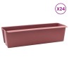 Caisses à fleurs pour palettes Euro 24 pcs Marron 627519627519