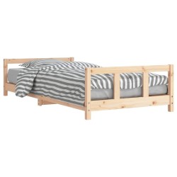 Cadre de lit pour enfants 90x200 cm bois de pin massif 627521627521