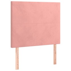 Tête de lit à LED Rose 90x5x118/128 cm Velours 627524627524
