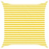 Voile d'ombre Jaune et blanc 3 x 3 m 100 % polyester Oxford 627525627525