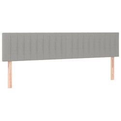 Têtes de lit Gris clair 180x5x78/88 cm Tissu 627526627526