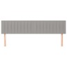 Têtes de lit Gris clair 180x5x78/88 cm Tissu 627526627526