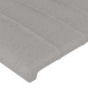 Têtes de lit Gris clair 180x5x78/88 cm Tissu 627526627526
