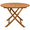 Table de jardin pliante Naturel Ø110 x 75 cm 627527627527