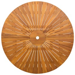 Table de jardin pliante Naturel Ø110 x 75 cm 627527627527