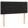 Tête de lit à LED Noir 90x5x78/88 cm Velours 627529627529