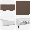 Auvent rétractable Taupe 300 x 250 cm Toile et Aluminium 627534627534