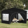 Tente de fête pop-up 290 x 290 x 245 cm Noir 627544627544