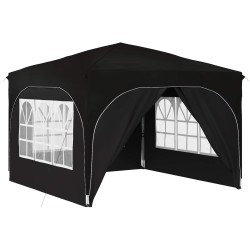 Tente de fête pop-up 290 x 290 x 245 cm Noir 627544627544
