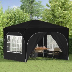 Tente de fête pop-up 290 x 290 x 245 cm Noir 627544627544