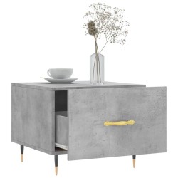 Tables basses 2 pcs gris béton 50x50x40 cm bois d'ingénierie 627545627545