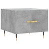 Tables basses 2 pcs gris béton 50x50x40 cm bois d'ingénierie 627545627545