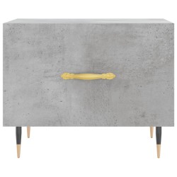 Tables basses 2 pcs gris béton 50x50x40 cm bois d'ingénierie 627545627545