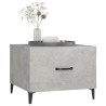 Tables basses avec pieds en métal 2 pcs Gris béton 50x50x40 cm 627549627549