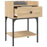 Tables de chevet 2pcs chêne sonoma 40,5x31x60cm bois ingénierie 627552627552